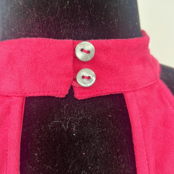 She and Sky NWT Microsuede Pink Halter Top sz. Small - Picture 5 of 12